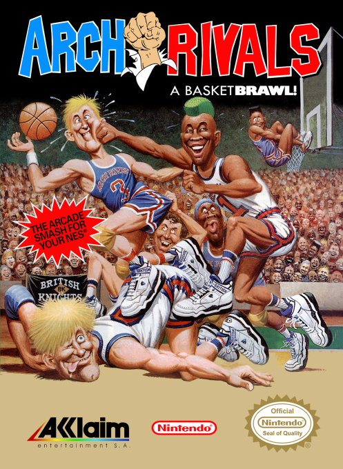 Arch Rivals - A Basketbrawl! box art