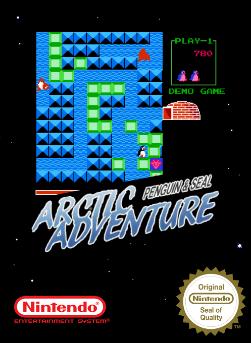 Arctic Adventure - Penguin And Seal — box-2D (SS)