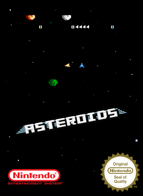 Asteroids box art
