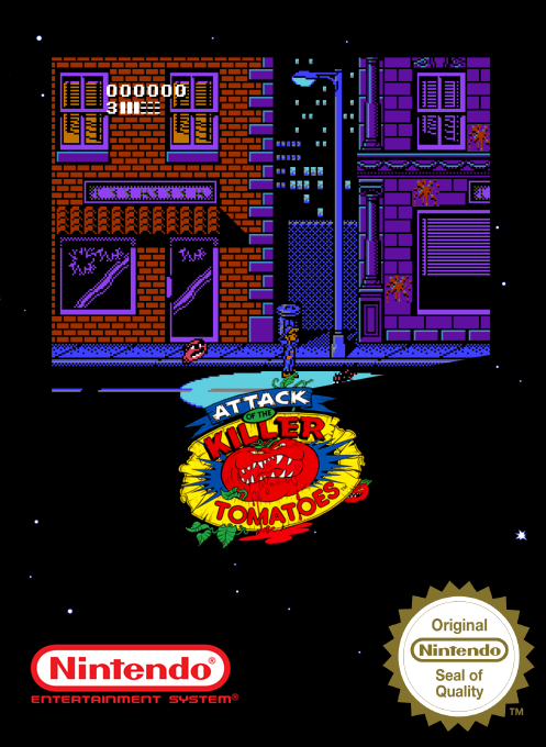 Attack Of The Killer Tomatoes — box-2D (SS)