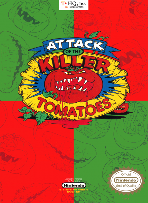 Attack Of The Killer Tomatoes box art