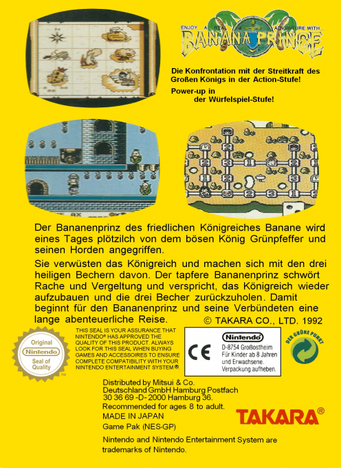Banana Prince — box-2D-back (EU)