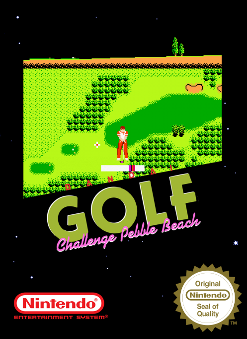 Bandai Golf - Challenge Pebble Beach — box-2D (SS)