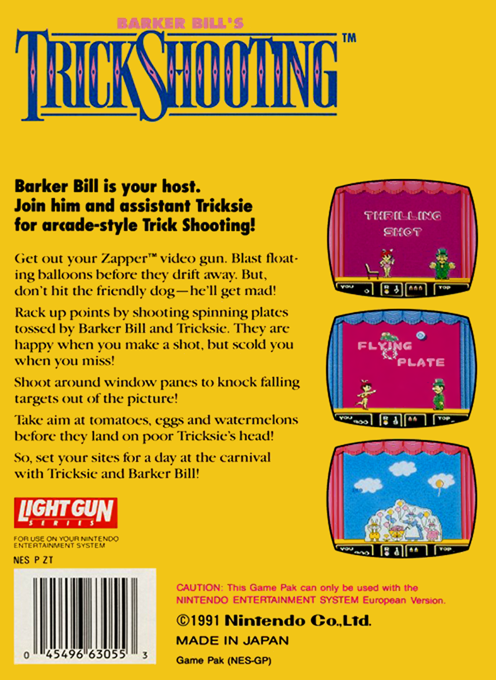 Barker Bill's Trick Shooting — box-2D-back (EU)