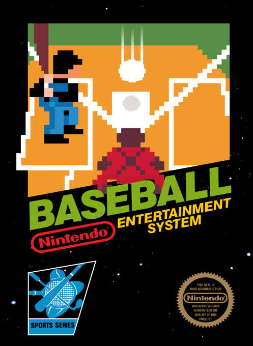 Baseball box art