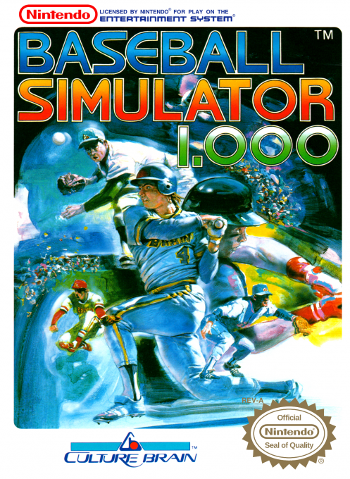 Baseball Simulator 1.000 box art