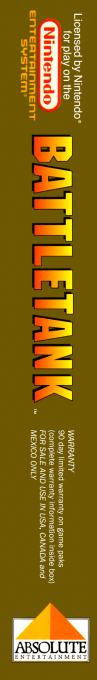 Garry Kitchen's Battletank — box-2D-side (US)