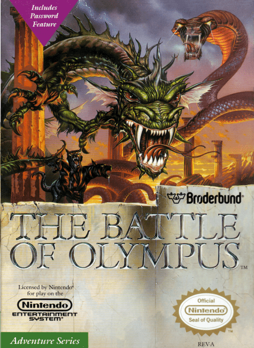 Battle Of Olympus, The box art