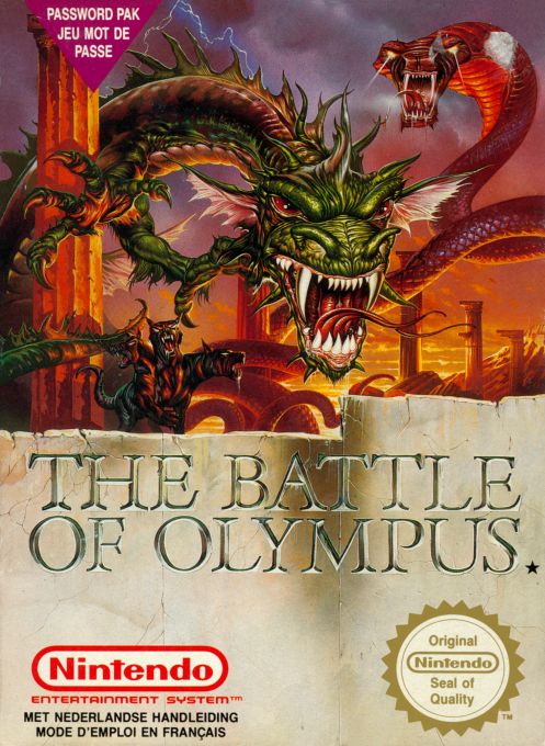 Battle Of Olympus, The — box-2D (EU)