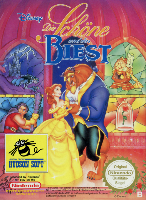 Disney's Beauty And The Beast — box-2D (DE)