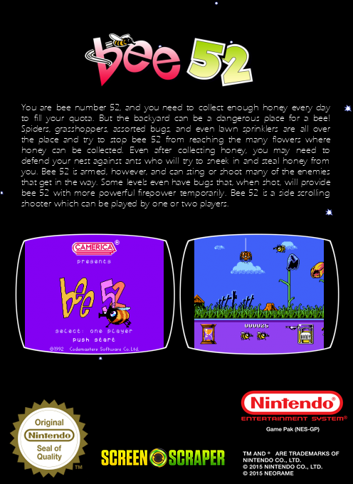 Bee 52 — box-2D-back (SS)
