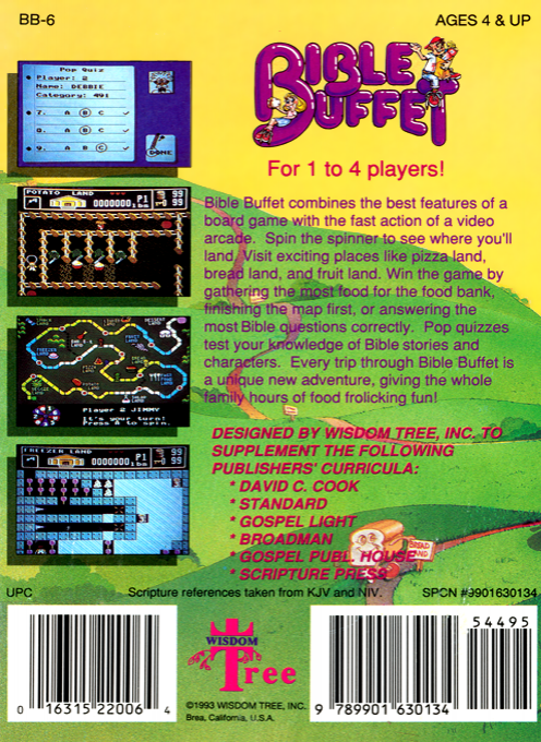 Bible Buffet — box-2D-back (US)