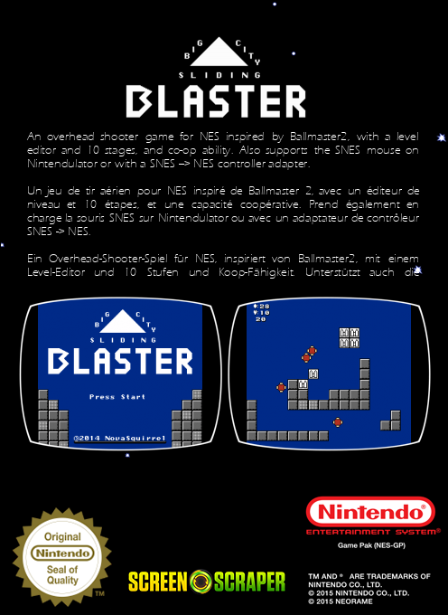 Big City Sliding Blaster — box-2D-back (SS)