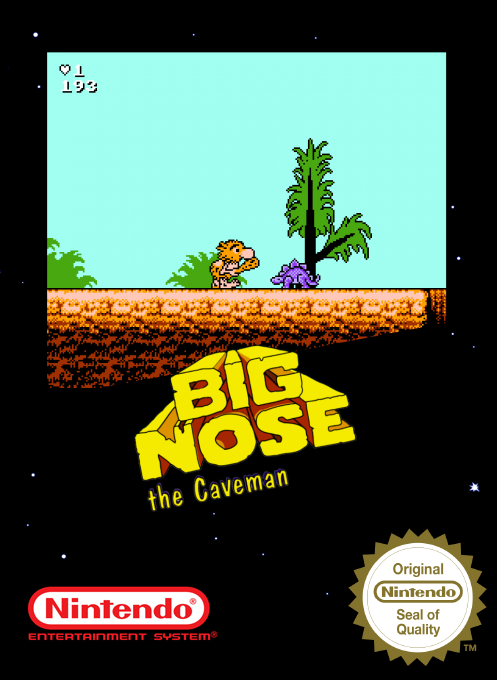 Big Nose The Caveman — box-2D (SS)