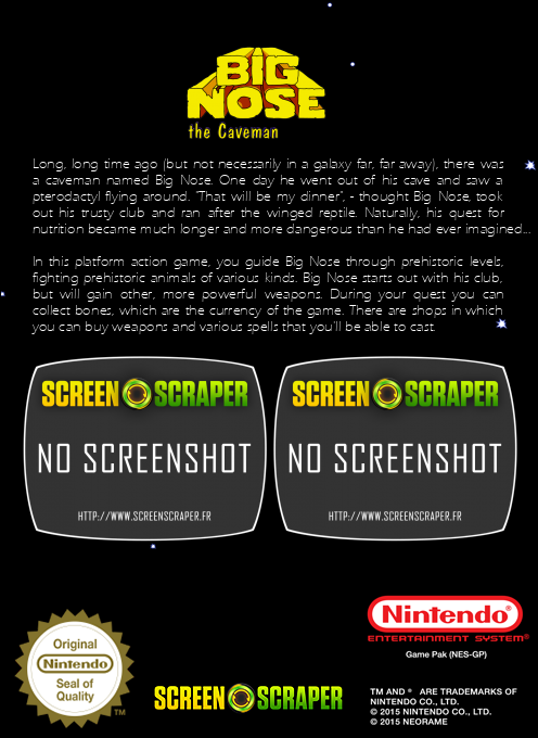 Big Nose The Caveman — box-2D-back (SS)