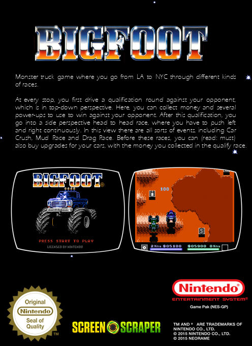 Bigfoot — box-2D-back (SS)