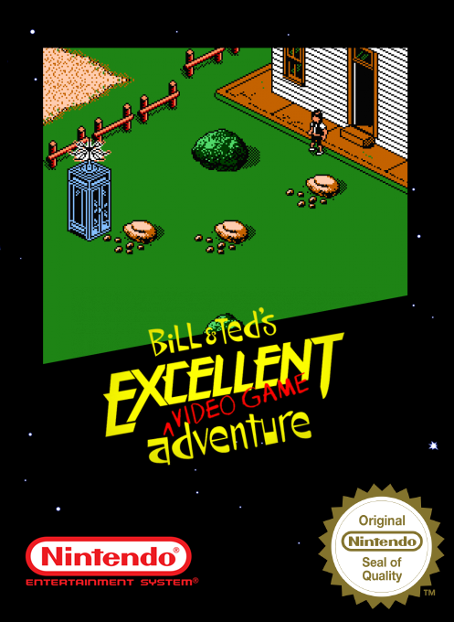 Bill And Ted's Excellent Video Game Adventure — box-2D (SS)