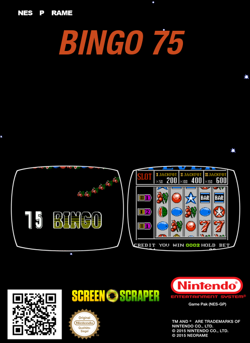 Bingo 75 — box-2D-back (SS)