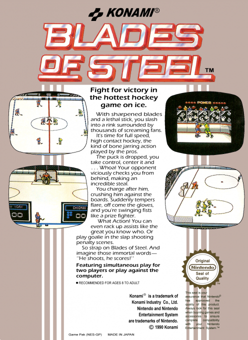 Blades Of Steel — box-2D-back (EU)