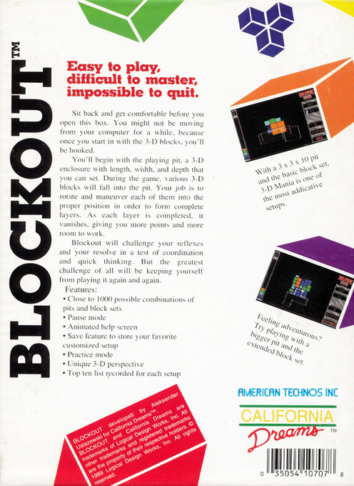 Block Out — box-2D-back (US)