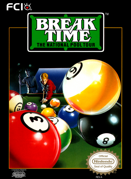 Break Time - The National Pool Tour box art