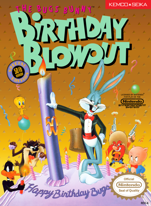 Bugs Bunny Blowout, The box art