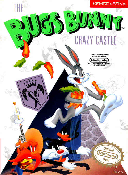 Bugs Bunny Crazy Castle, The box art