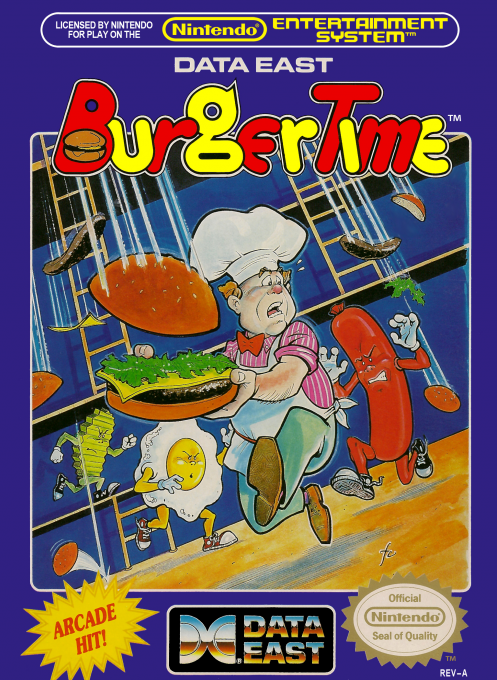 Burgertime box art