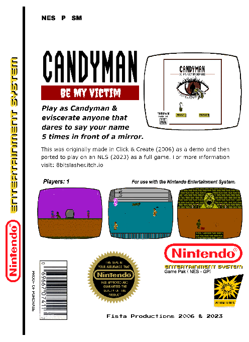 Candyman : Be My Victim — box-2D-back (WOR)