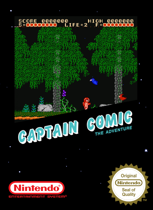 Captain Comic - The Adventure — box-2D (SS)