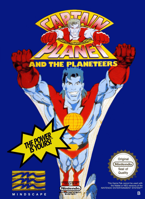 Captain Planet And The Planeteers box art