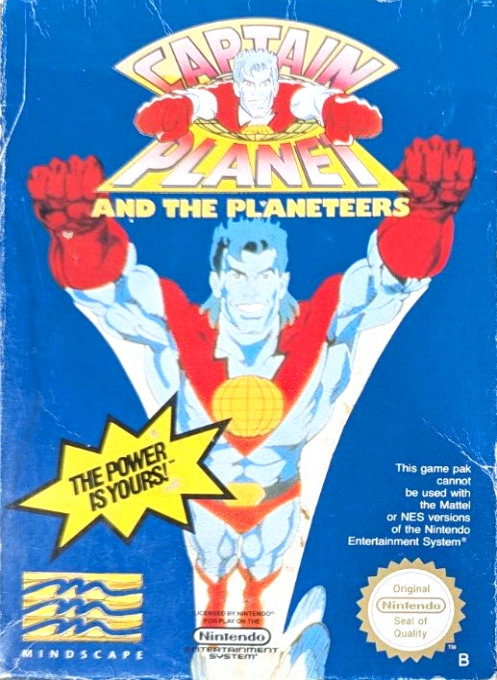 Captain Planet And The Planeteers — box-2D (DE)
