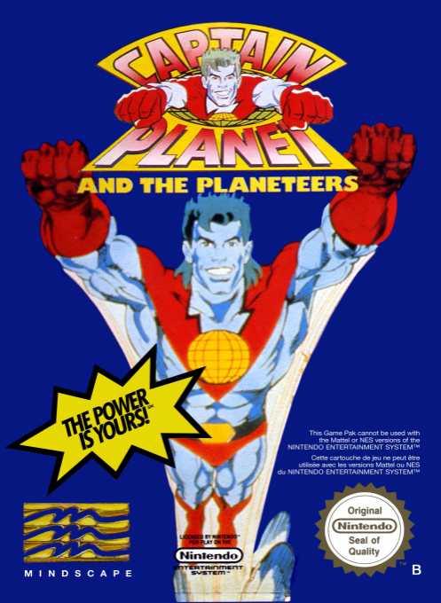 Captain Planet And The Planeteers — box-2D (EU)