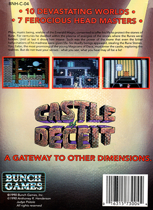 Castle Of Deceit — box-2D-back (US)