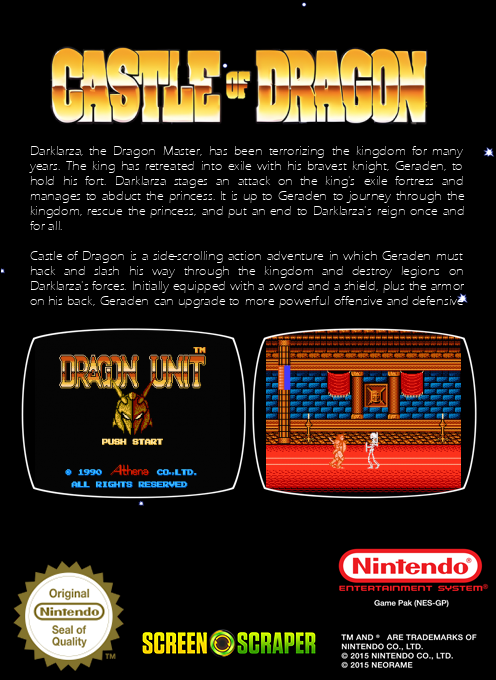 Castle Of Dragon — box-2D-back (SS)
