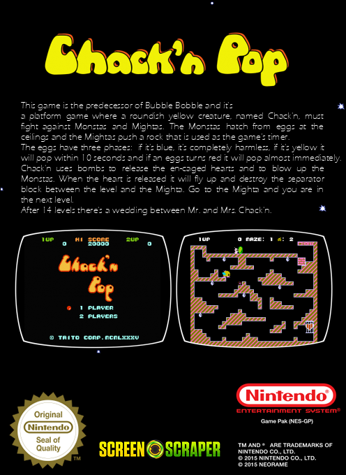 Chack'n Pop — box-2D-back (SS)