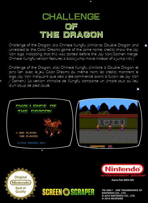 Challenge Of The Dragon — box-2D-back (SS)