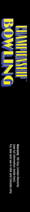 Championship Bowling — box-2D-side (US)