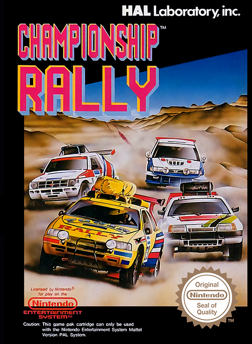 Championship Rally box art