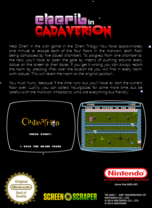 Cheril in Cadaverion — box-2D-back (SS)