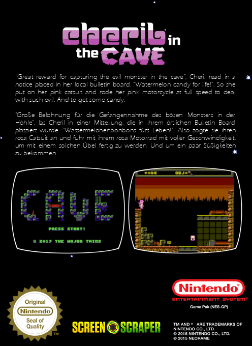 Cheril in the Cave — box-2D-back (SS)