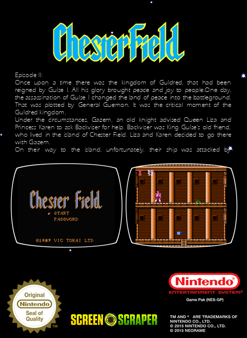 Chester Field - Ankoku Shin E No Chousen — box-2D-back (SS)