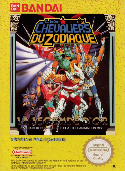 Chevaliers Du Zodiaque - La Légende D'or, Les box art