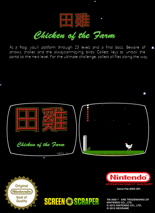 Chicken of the Farm — box-2D-back (SS)
