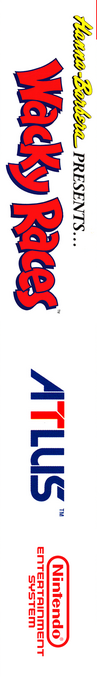 Wacky Races — box-2D-side (US)