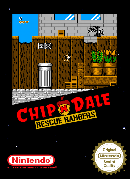 Chip 'n Dale - Rescue Rangers — box-2D (SS)