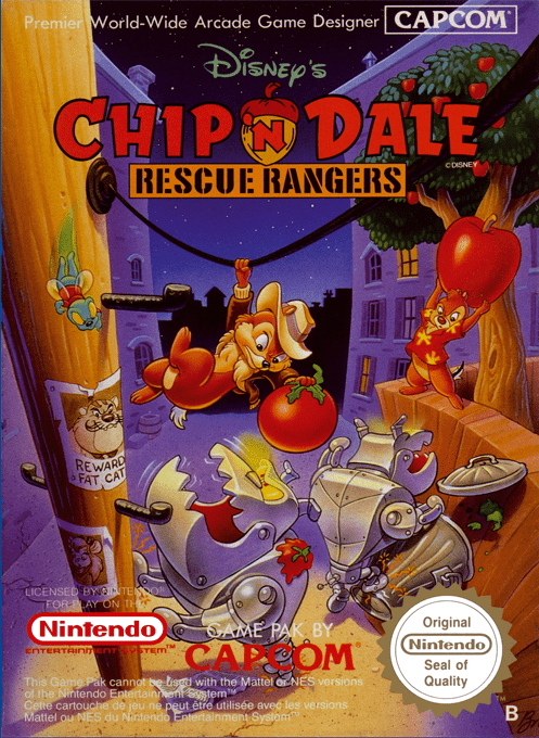 Chip 'n Dale - Rescue Rangers — box-2D (EU)