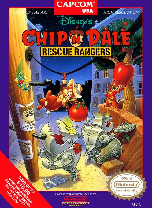 Chip 'n Dale - Rescue Rangers box art