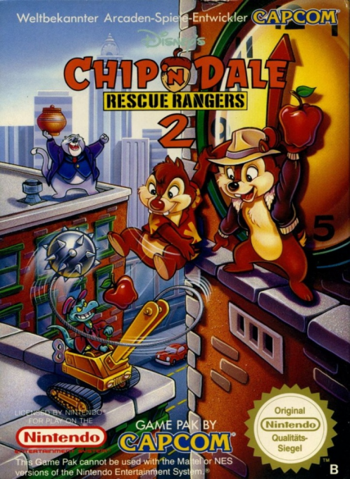 Chip 'n Dale - Rescue Rangers 2 — box-2D (DE)