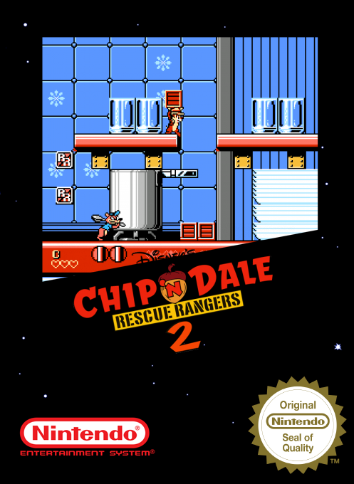 Chip 'n Dale - Rescue Rangers 2 — box-2D (SS)